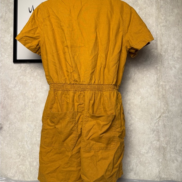 Universal Thread Mustard Button-Up Dress - Picture 11 of 16